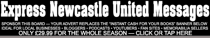 Newcastle Untied Express Message Board