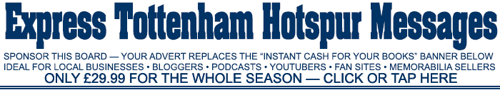 Tottenham Express Message Board
